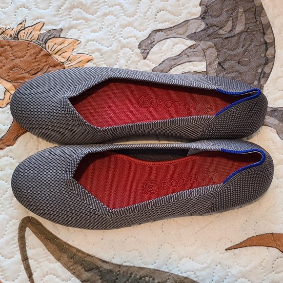 Rothy's Shoes - Rothy's 'The Flat' Size 9 1/2 Dark Gray Flats